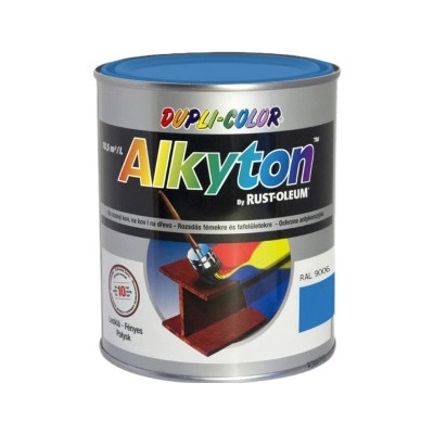 Alkyton hladký polomat 0,75 l šedá antracitová