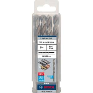 Bosch - Комплект свредла за метал, 9, 4x125 мм, 5 бр. 2608585518 (2608585518)