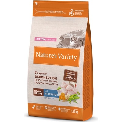 Nature’s Variety Healthy Grains Kitten Whitefish 1,25 kg