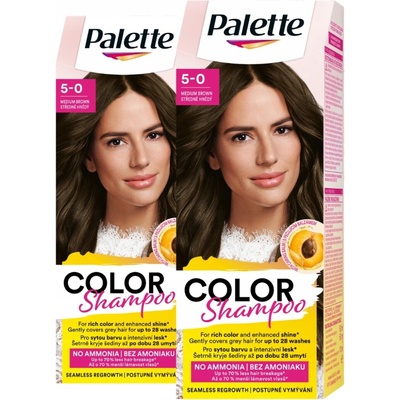 Palette Šampony na vlasy hnědé Středně hnědá