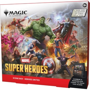 Magic the Gathering Magic The Gathering: Marvel Super Heroes Scene Box Heroes United (D53690000-1) - ozone