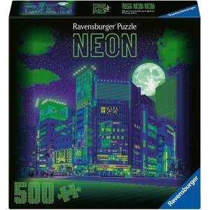 Ravensburger Квадратен пъзел Ravensburger от 500 части - Токио (12001980)