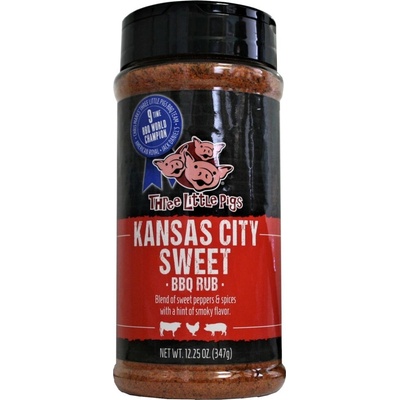 Three Little Pigs Kansas City Sweet BBQ Rub 184 g