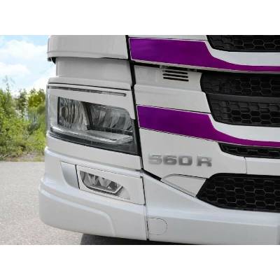 Mračítka na mlhová světla Scania NTG - Kisa Spade