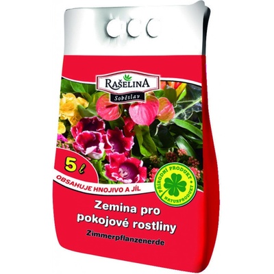 Rašelina Soběslav zemina na izbové kvety 5 L