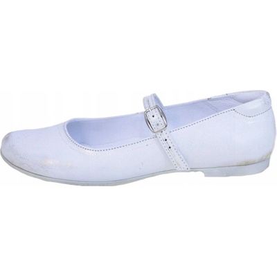 Emel baleríny 2331S-1 32 baleríny z kůže bílé