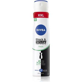 Nivea Invisible Black & White Fresh антиперспирант-спрей за жени 250ml