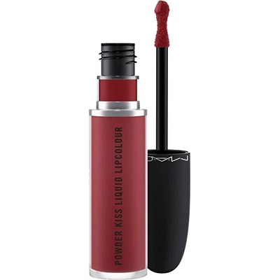 MAC Cosmetics Powder Kiss Liquid tekutá rtěnka s matným finišem 989 Mull It Over 5 ml