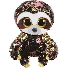 Přívěsek na klíče Beanie Boos Flippables Dangler s flitry lenochod