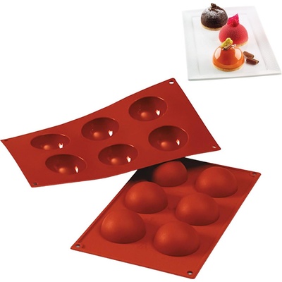 Silikomart Форма за сладки Sf003 Semisfera силиконова (20.003.00.0065)