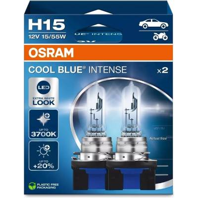 Osram Cool Blue Intense H15 PGJ23t-1 12V 55/15W