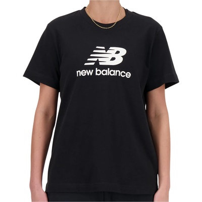 New Balance Дамска тениска New Balance Women's Sport Essentials Jersey Logo T-Shirt - Black (916-6687-0112)