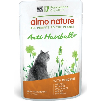 Almo Nature Holistic Anti-Hairball kapsička kura 70 g