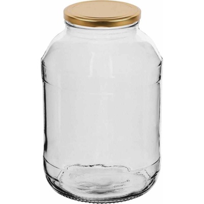 Browin sklenice zavařovací TWIST zlaté víčko 82 6 x 2000ml