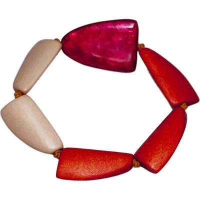 Kyokya dřevěný Devi oranžový K093