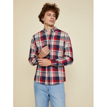 ZOOT. lab Бежово-червена мъжка риза на каре ZOOT. lab Ota ZOOT. lab | Bezhov | МЪЖЕ | M