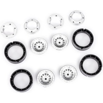 Traxxas диск 1.0 алуминиев сребърен (4)