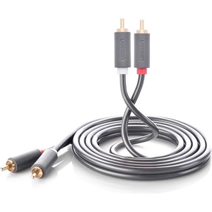 UGREEN Качествен 2xRCA към 2xRCA (чинча) аудио кабел - Ugreen AV104 Extension Cable 2xRCA (Cinch) to 2xRCA (Cinch) (300 см) (AV104 (10519))