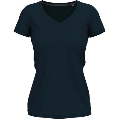 Stedman stretch-t v-neck st9710 / Дамска еластична тениска с v-образно деколте - марина синьо s (st9710mabs)