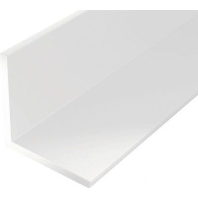 L profil PVC biely 20x20x1,5 mm 2 m