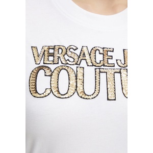 Versace Jeans Couture Памучна тениска (78HAHE02.CJ00E)