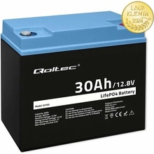 Qoltec 53703 LiFePO4 lithiová železná fosfátová 12,8V 30Ah 384 Wh BMS