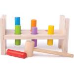 Bigjigs Toys - Дървена детска игра с чукче (BB097)