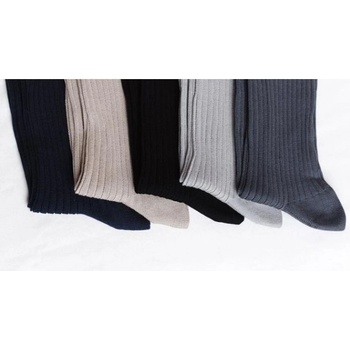 FINE MAN pánské bavlněné ponožky 100% bavlna Tm. šedá