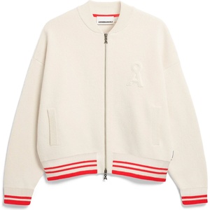 Armedangels Дамско ежедневно яке ARMEDANGELS Women's Iconic Å Bomber Jacket Casual jacket - Oatmilk / Mars Red - размер XL (103-2911-0115)