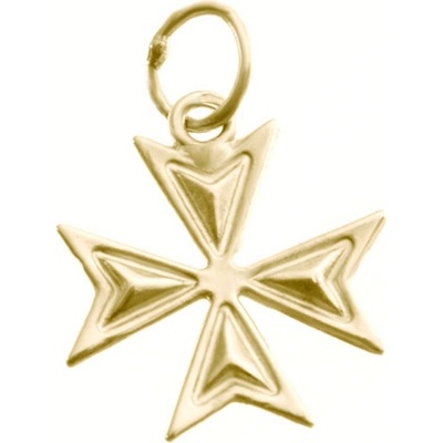 Zlatnictví Zlatíčko Zlatý přívěsek maltézský kříž chopper ZZ1513.P10