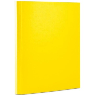Kartónový box so suchým zipom 40mm Office products žltý