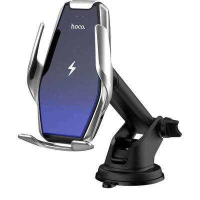 hoco. Стойка за кола с безжично зареждане Hoco S14 Surpass automatic induction wireless charging car holder