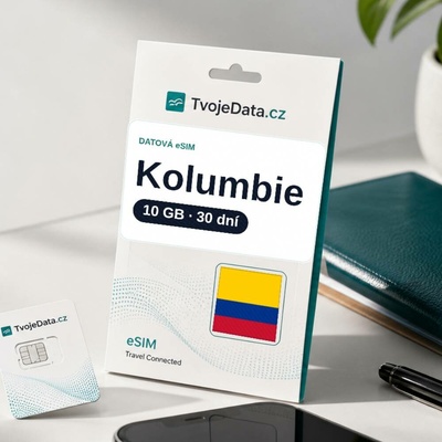eSIM Kolumbie 10 GB / 29 dní