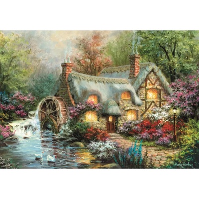 Clementoni - Puzzle Compact Country Retreat - 1 500 piese