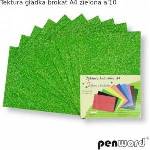 Penword A4 cardboard glitter green 10pcs