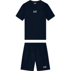 Ea7 emporio armani 7B000294_AF10378 short sleeve set - Blue (Armani Blue)