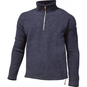 Ivanhoe of Sweden Мъжки вълнен пуловер Ivanhoe of Sweden Brodal Half Zip Wool jumper - Light Navy (005-3506-0212)