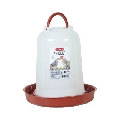 Zolux Žlab pitný červený 5 l