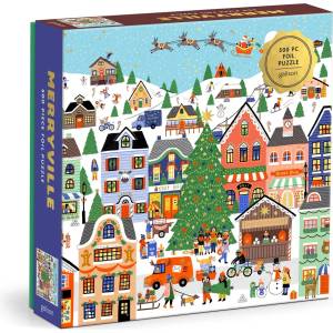 Galison - Puzzle Merryville metalické - 500 piese
