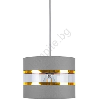 BELIS Полилей на въже LIND 1xE27/60W/230V сива (BE0244)