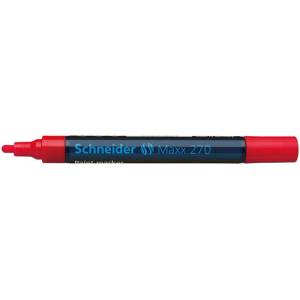 Schneider Лаков маркер, 1-3 мм, SCHNEIDER "Maxx 270", червен 127002 (127002)
