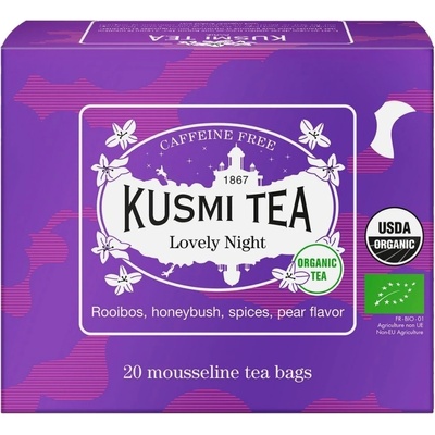 Kusmi Tea Lovely Night 20 mušelínových sáčků 40 g