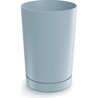 Prosperplast Plastový květináč TUBOS 30 cm světle šedý