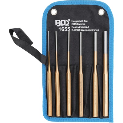 BGS 1655 Vyrážeče závlaček 3 ÷ 10 mm, extra dlouhé, 200 mm Sada 6 dílů – Zboží Mobilmania