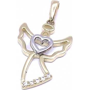 Diante Zlatý přívěsek andílek 59636701