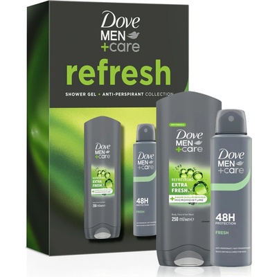 Dove Men+Care Dove Men+Care Advanced antiperspirant 72h 150 ml + Dove Men+Care Extra Fresh sprchový gél na telo a tvár 250 ml