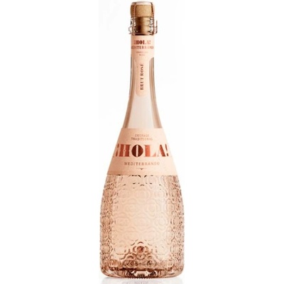 Hola! Mediterráneo sparkling rosé Brut růžové Neročníkové 11,5% 0,75 l (holá láhev)