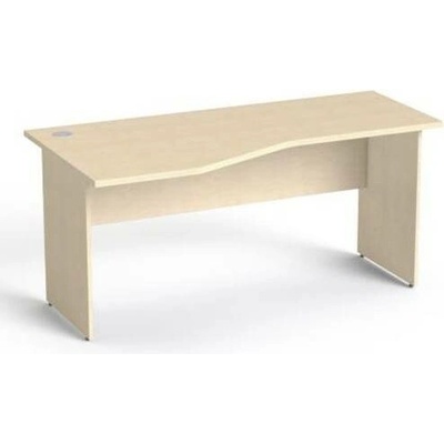 MAYAH zakrivený ľavý s plochými nohami 160x80cm Freedom SV-24 javor