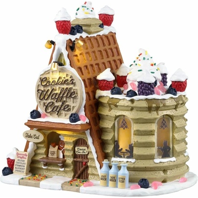 Svietiaci domček Lemax 35094 Cookiesovo vaflová kaviareň