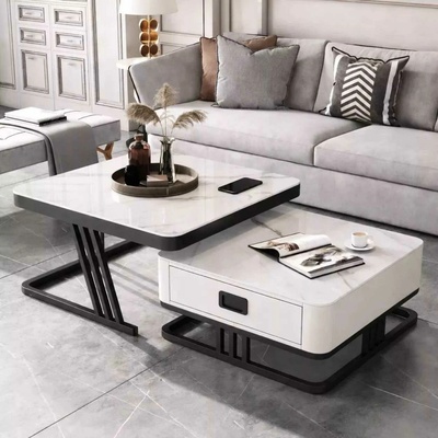 LuxuryForm Design Titan 70 x 70 / 60 x 60 cm biely biely mramor 2 ks